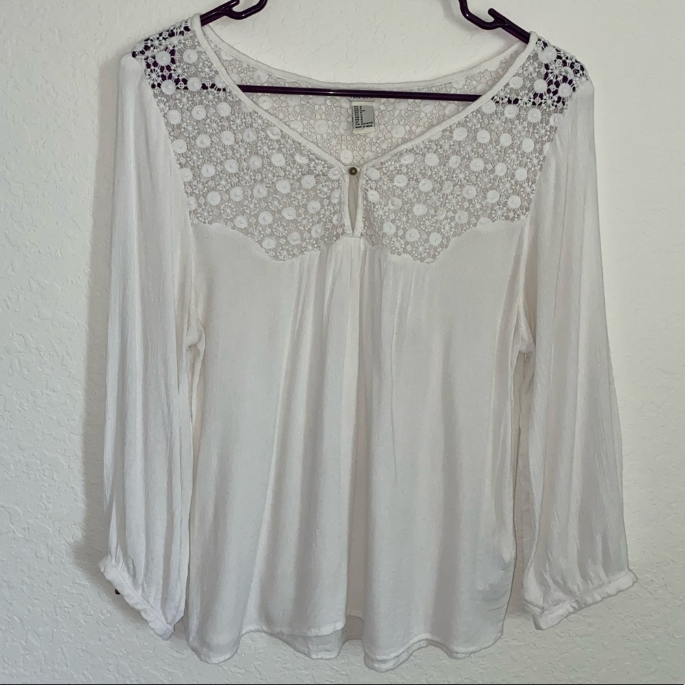 White boho top - Forever 21